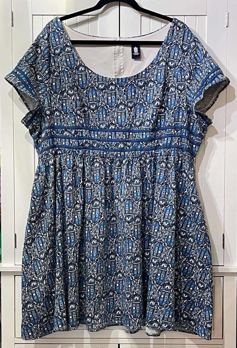 Torrid x BBC Doctor Who TARDIS Print Fit-and-Flare Dress
